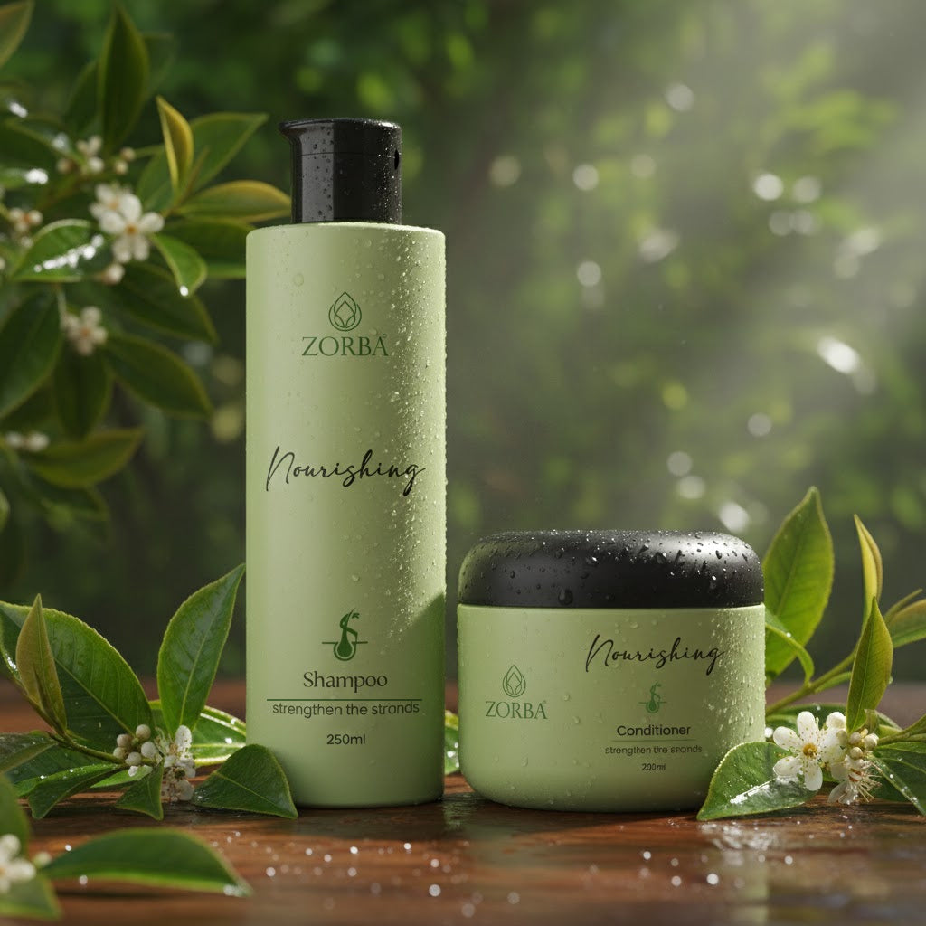 Zorba Nourishing Duo: Shampoo (250ml) & Conditioner (200ml)