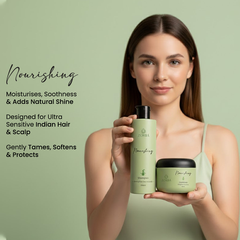 Zorba Nourishing Duo: Shampoo (250ml) & Conditioner (200ml)