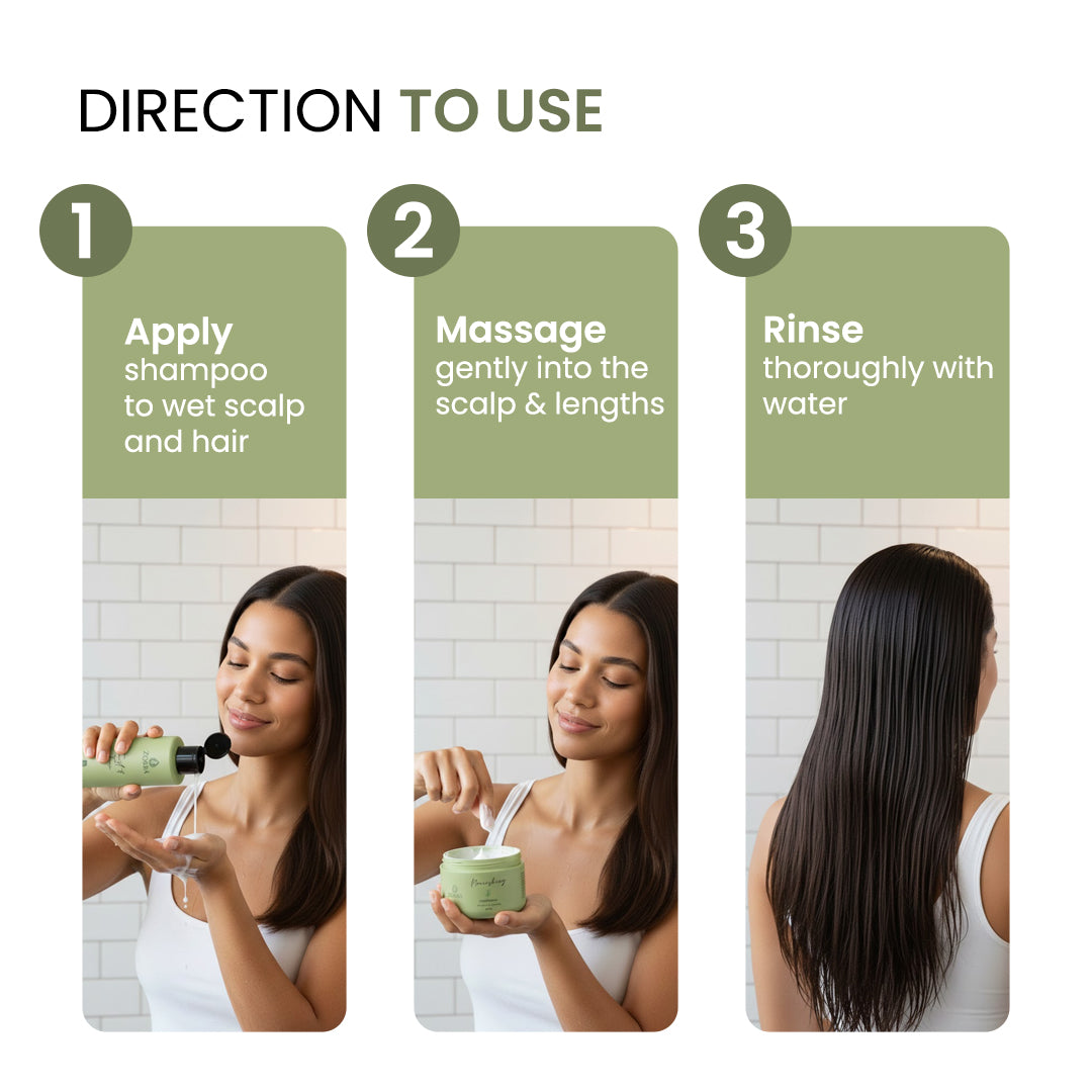 Zorba Nourishing Duo: Shampoo (250ml) & Conditioner (200ml)